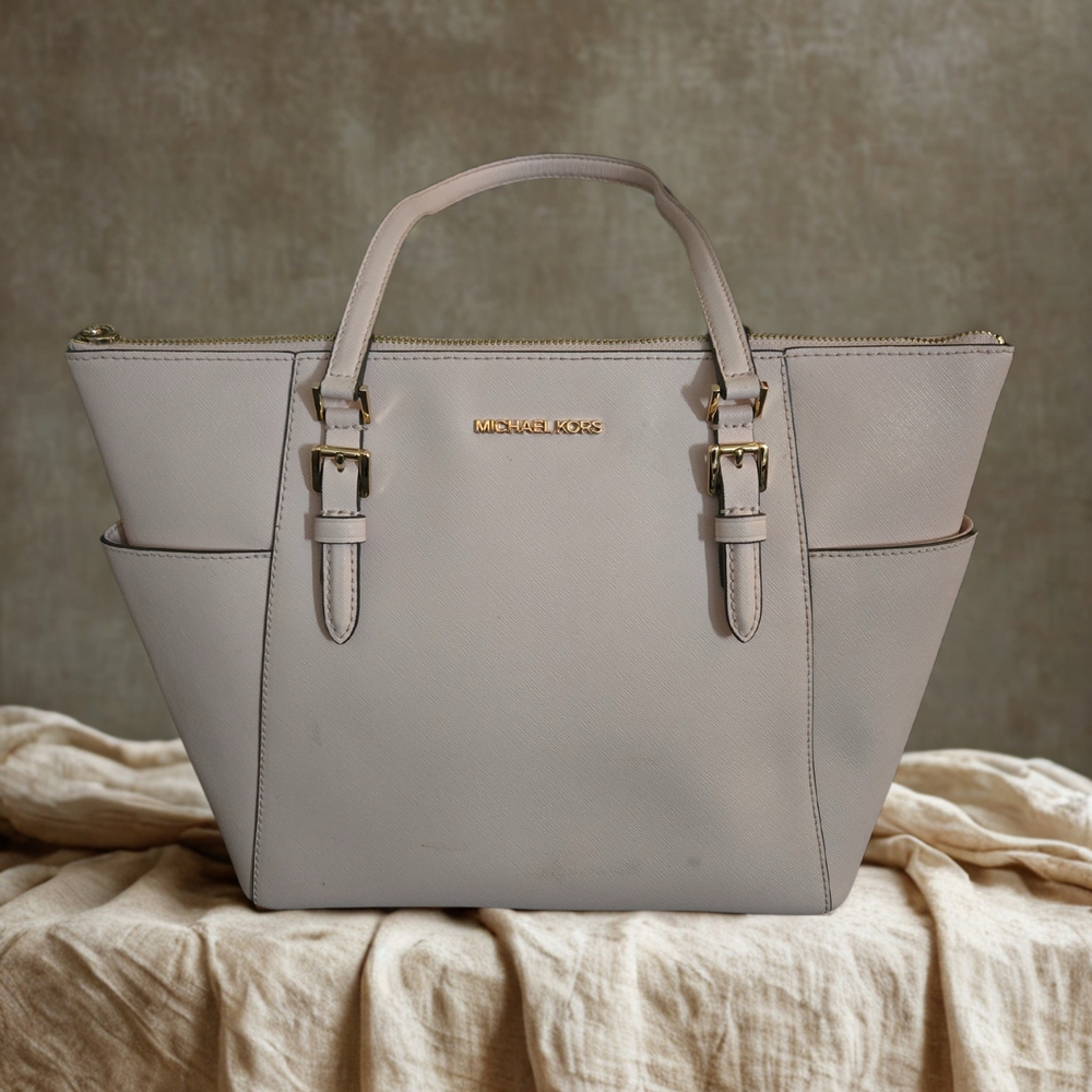 Michael Kors Pink Saffiano Leather Tote